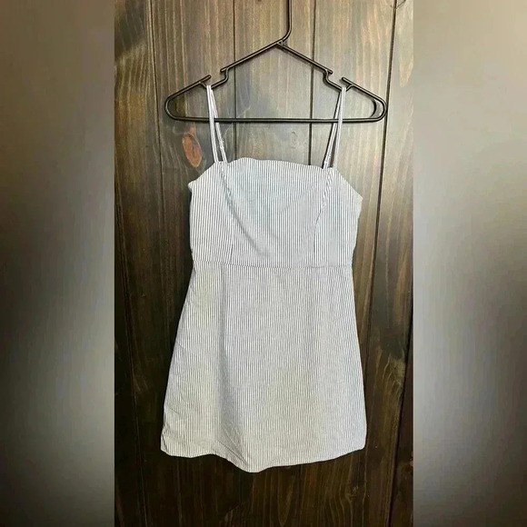 Kimchi Striped Fit and Flare Dress-Nautical Preppy Summer-Size: Medium - Picture 4 of 12